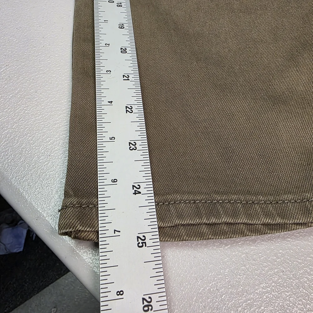 Art Class Pants Youth Brown Barrel Mid Rise Tapered Leg Stretch Casual Pant Sz12